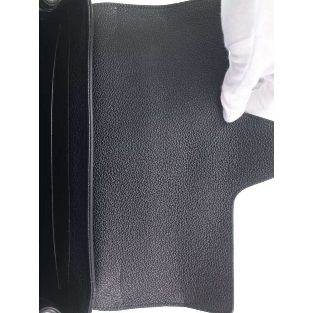 Celine Handbag Satinated Bag 16 Calfskin Shoulder Seize Black - Picture 6 of 9
